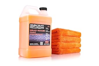 P & S PROFESSIONAL DETAIL PRODUCTS Bead Maker with 4 Eagle Edgeless Microfiber Towels by The Rag Company - Paint Protectant & Sealant, Long Lasting Gloss Enhancement, Hydrophobic Finish 1 Gallon
