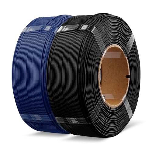 Filament PLA+ 1.75 mm recharge de filament 3D noir et bleu pour impression 3D