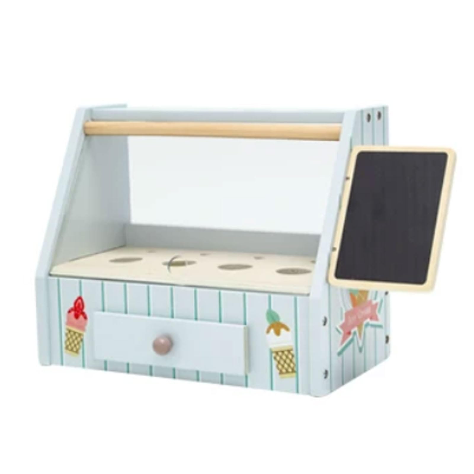 Set Gioco Legno Montessori Negozio Gelati