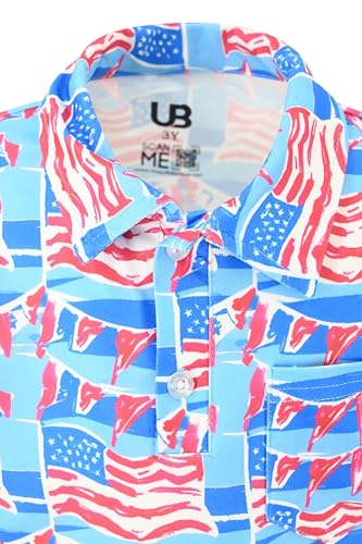 Image of Unique Baby Short Sleeve Collared Boys Polo Shirt, Toddler Kids Polo Shirts