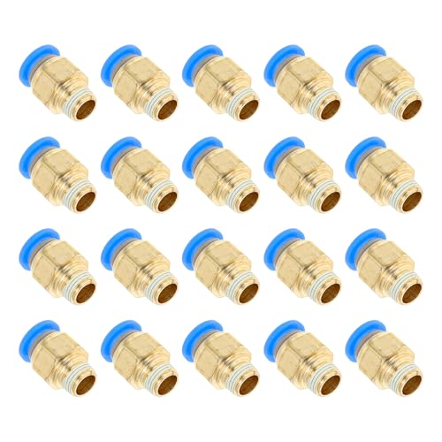 Raccord pneumatique rapide 5/16 mâle BSPT connecteur air comprimé lot de 20