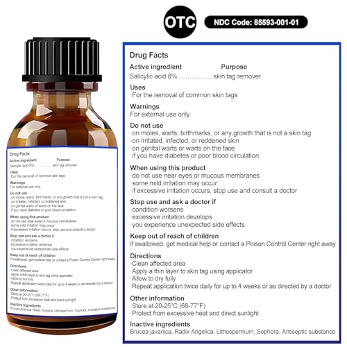 fast-acting skin tag remover kit for body and neck - natural