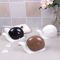 Vista 2 de Cute Snail Soap Dispenser for Kitchen Bathroom etc. (120ML) (Black)