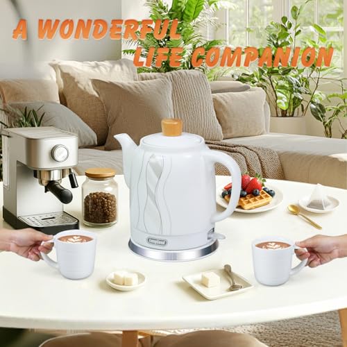 Tetera eléctrica de cerámica 1.5L con apagado automático miniatura 7