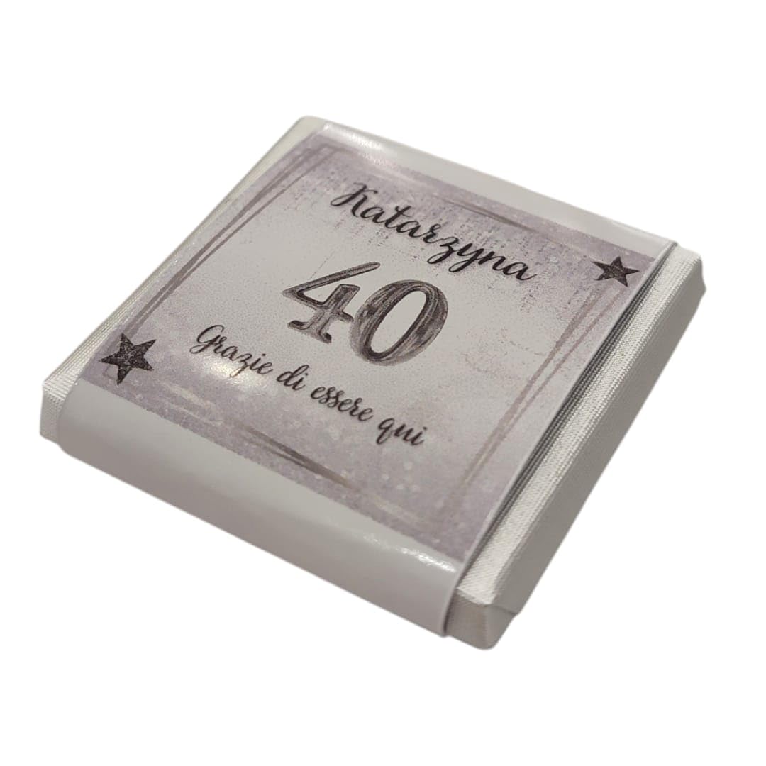 KIT 50 CIOCCOLATINI PERSONALIZZATI | CIOCCOLATINI NATALE | SEGNAPOSTO CIOCCOLATINI PERSONALIZZABILI 18 ANNI | CIOCCOLATINI PERSONALIZZATI NOME | CIOCCOLATINI PERSONALIZZATI NASCITA | SAN VALENTINO