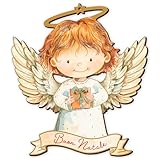 Photo Gallery fratelli bonella | decorazione natalizia con angioletto che tiene un dono f.to 28x28 cm | made in italy Photo Gallery fratelli bonella | decorazione natalizia con angioletto che tiene un dono f.to 28x28 cm | made in italy