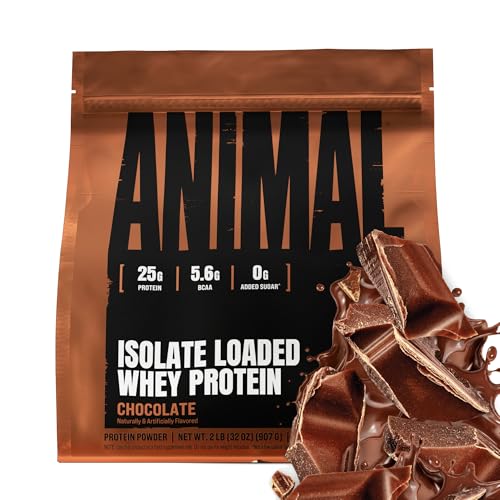 Animal Whey Isolate Protein Powder, 25G High Protein | Chocolate