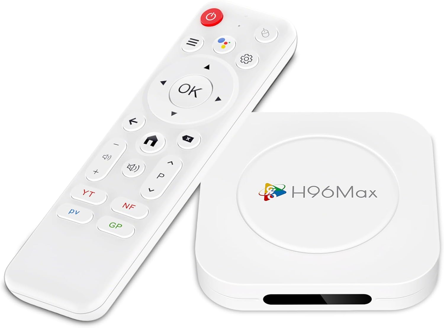 Android 14.0 TV Box 2026 LEFFOT M1 Plus 4K UHD Streaming Device for TV with HDR10, 4GB RAM 128GB ROM, Smart TV Box with 2.4G/5G Dual-Band WiFi 6, BT 5.4, Voice Control, RK3528 Quad Core A53