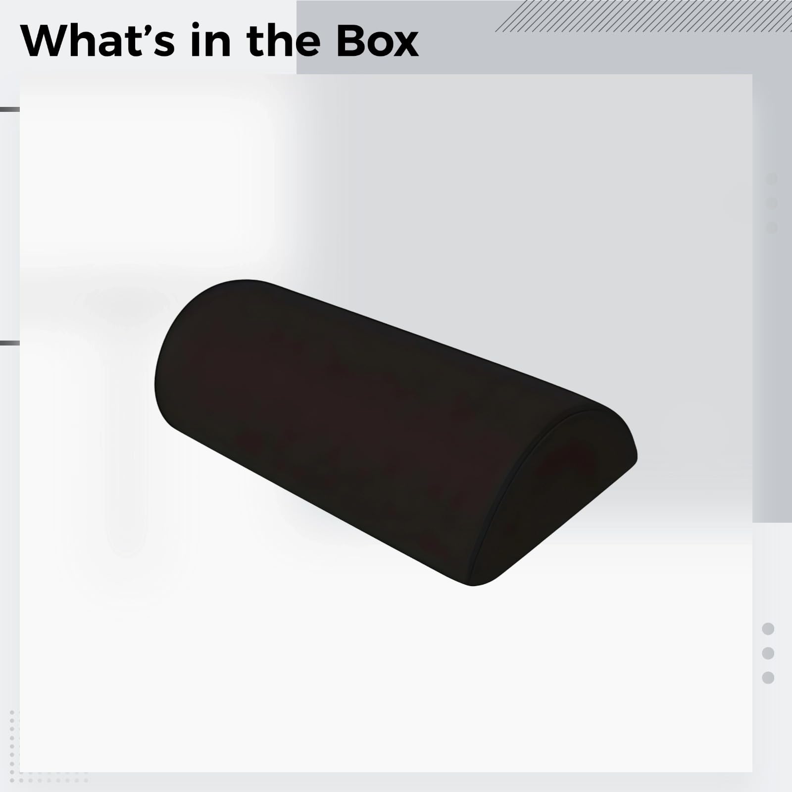 Fußstütze unter dem Schreibtisch, Memory-Foam-Beinablagekissen, ergonomischer Hocker mit waschbarem Bezug, Büro-Schreibtisch-Fußstützenkissen, 44 x 28 x 14 cm