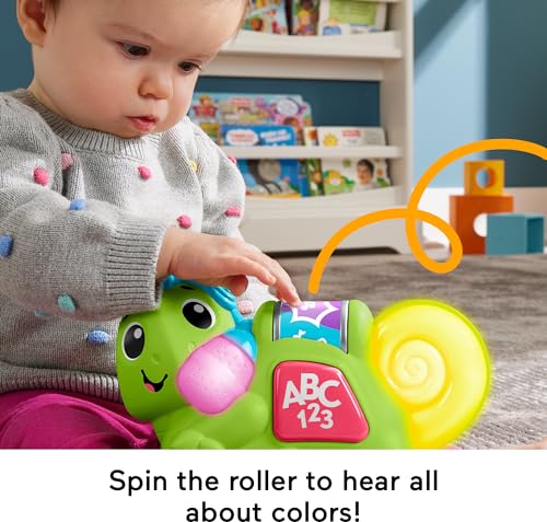 Fisher-Price Link Squad Crawl ‘n Colors Chameleon Baby Toy - image 4