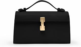 APRYL Women's Clutch Purse - 3-in-1 Top Handle Evening Bag with Adjustable Crossbody Strap - Trendy Vegan PU Leather