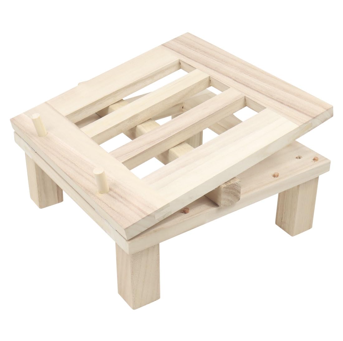 Abfüllknecht aus Holz für Abfüllbehälter, Abfüllkübel, Hobbocks und Abfülleimer Kippvorrichtung Honig