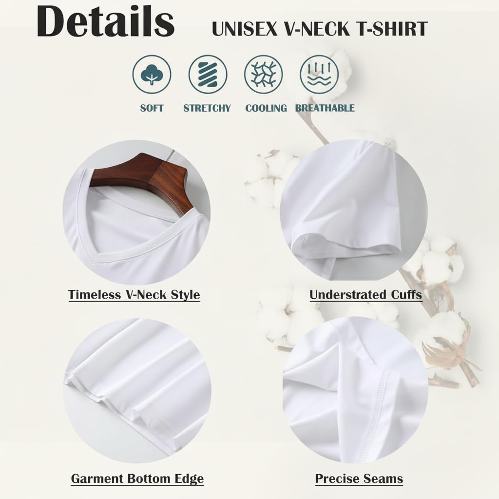 Unisex Heritage Short Sleeve Tee, Men’s V-Neck T-Shirts, Vintage Shirts, Men’s Tee Shirts, Graphics Tee - Image 3