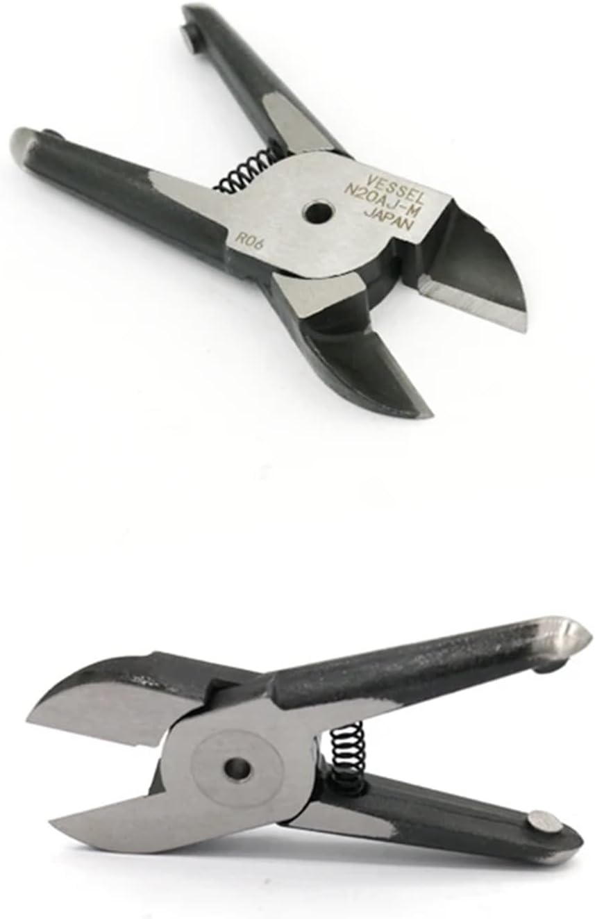 1pcs N20AJ-M/N20AA239-M Air Nipper Standard Blades for plastic Vessel Manipulator Pneumatic Scissors Head Resin Scissors Blade(N20AA239-M)