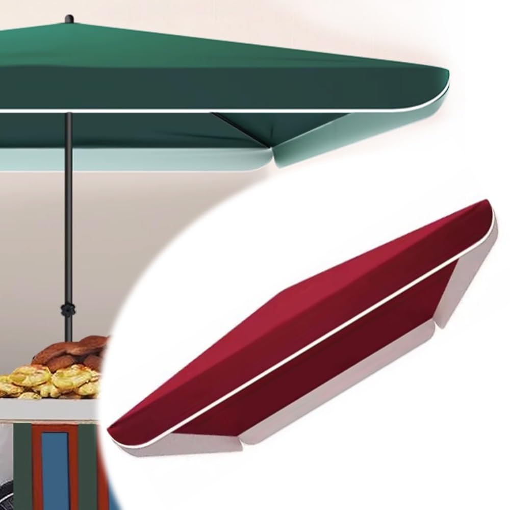 Toldo De Recambio Para Sombrilla Cuadrada, Cubierta De Recambio Para Sombrilla De Jardín/Mercado/Playa, Toldo De Recambio Impermeable UV30+