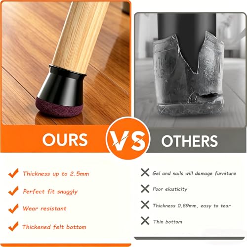 Fundas para patas de silla elásticas: el secreto para evitar rayas en el suelo 5
