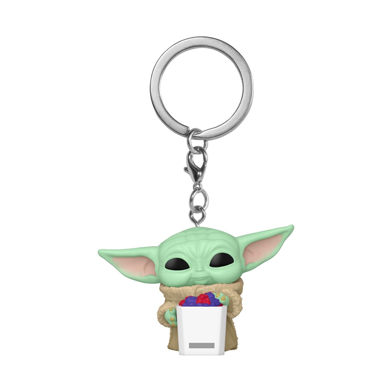 Funko POP! Keychain: Star Wars - The Mandalorian and Grogu - Grogu Novelty Keyring - Collectable Mini Figure - Stocking Filler - Gift Idea - Official Merchandise - Backpack Decor