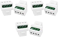 Vista 1 de 6PCS RJ11 Tornillo Jack CAT3 Teléfono Keystone Jack Teléfono Cuatro Núcleos Módulo, Blanco