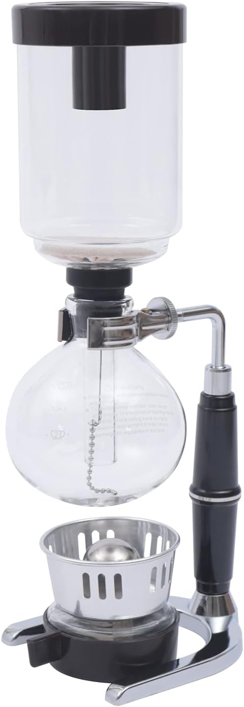 Siphon Syphon Coffee Maker Tabletop Glass Technica Siphon Pot Coffee Maker Syphon Vacuum Coffee Maker (3 cups (360 ml))