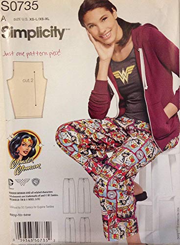Patron Simplicity SO735 robe une pièce taille XS-XL pour couture facile