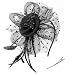 Fascinators Hat for Women Tea Party Headband Kentucky Derby Wedding Cocktail Flower Mesh Feathers Hair Clip