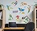 Justice League Movable Vinyl DIY Wall Art Stickers Set - Walls, Windows, Doors