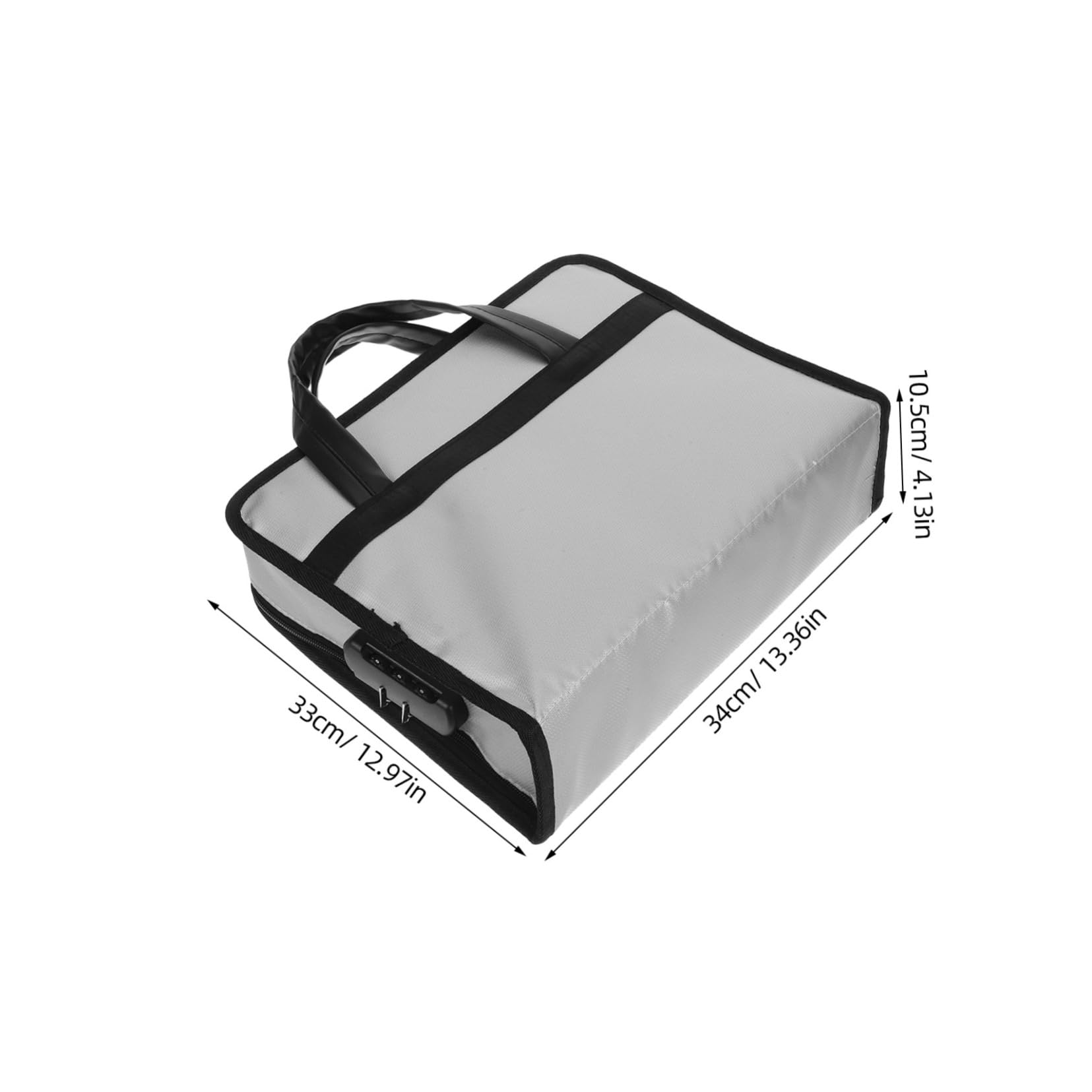Borsa Portadocumenti Ignifuga da Viaggio per Affari, Fibra di Vetro | Design Professionale, Scomparti Multipli per Riunioni in Ufficio, Custodia per Documenti e Accessori Importanti