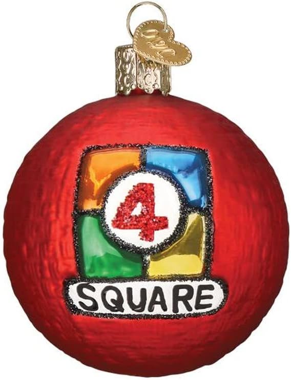 Old World Christmas ABC Blocks Blown Glass 2020 Unique Christmas Ornaments for Christmas Tree Decorations