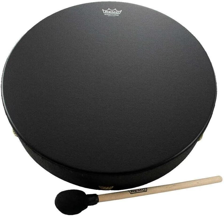 REMO Black Earth Buffalo drum- 14 inches