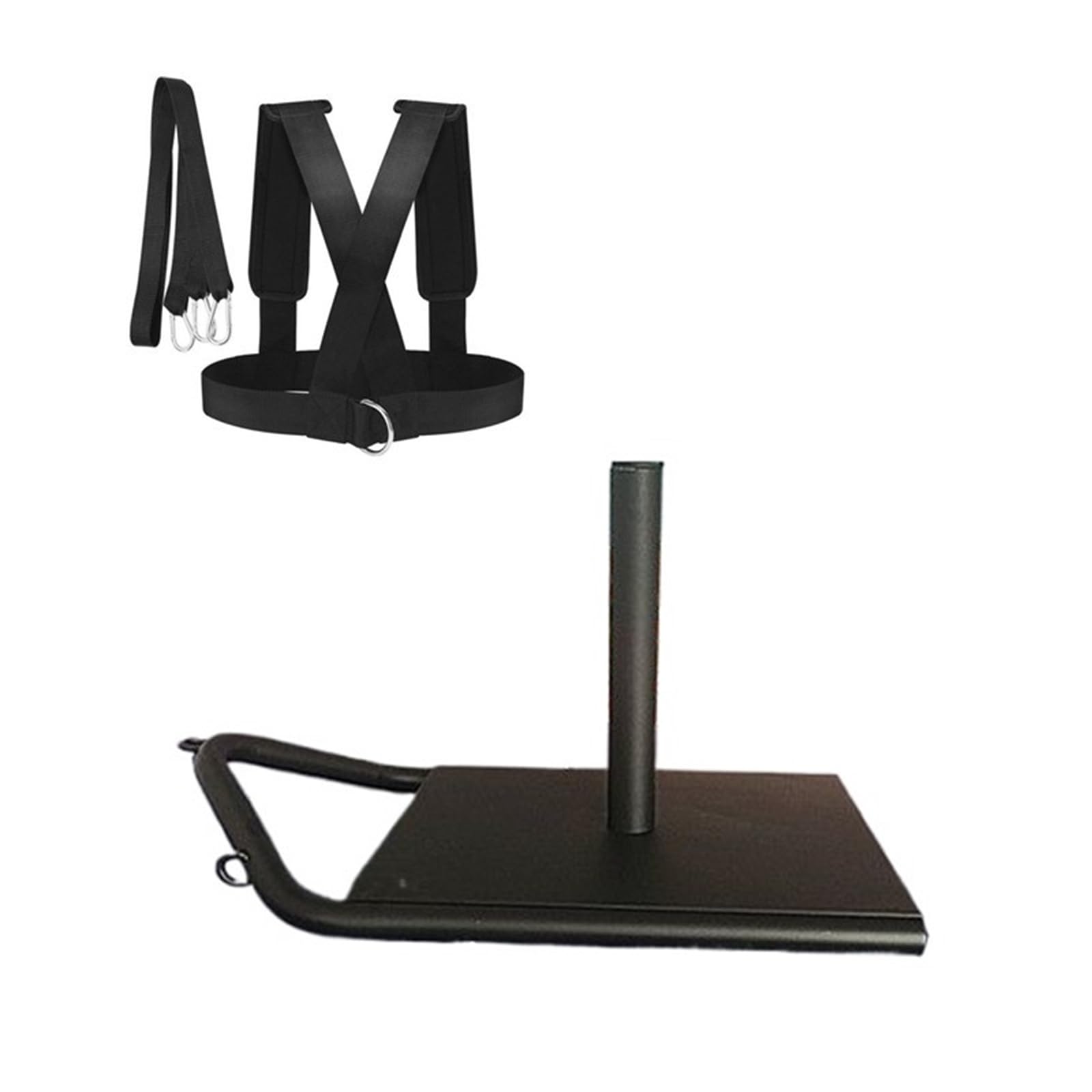 Trineo De Pesas, Equipo De Entrenamiento Físico De Alta Resistencia para Mejorar La Fuerza Y la Velocidad, Ejercicio De Empuje Y Tracción Ajustable, para Ejercicios De Carrera(Strap-Type)