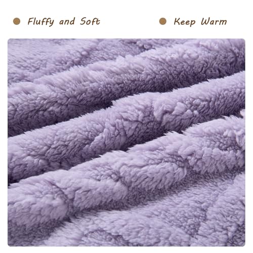 TUONROAD Girls Fuzzy Fleece Hoodies Cable Knit Warm Sherpa Pullover Sweatshirt with Pockets 6-13 Years4