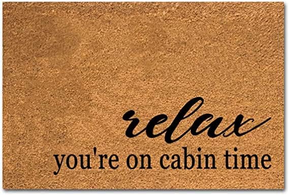 Tapete divertido de fibra de coco para puerta delantera, tapete antideslizante para el hogar, baño, cocina, entrada, 16 x 24 pulgadas Tapete divertido de fibra de coco para puerta delantera, tapete antideslizante para el hogar, baño, cocina, entrada, 16 x 24 pulgadas