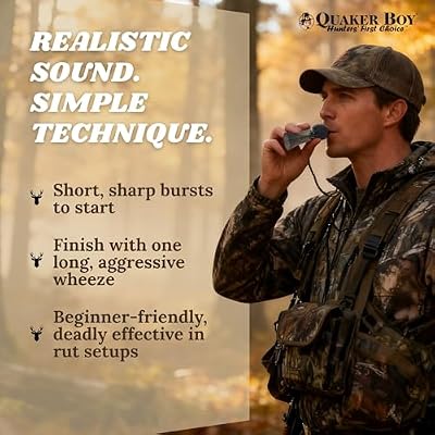 Quaker Boy - Weezzy Snort Weeze Deer Call, Smoke