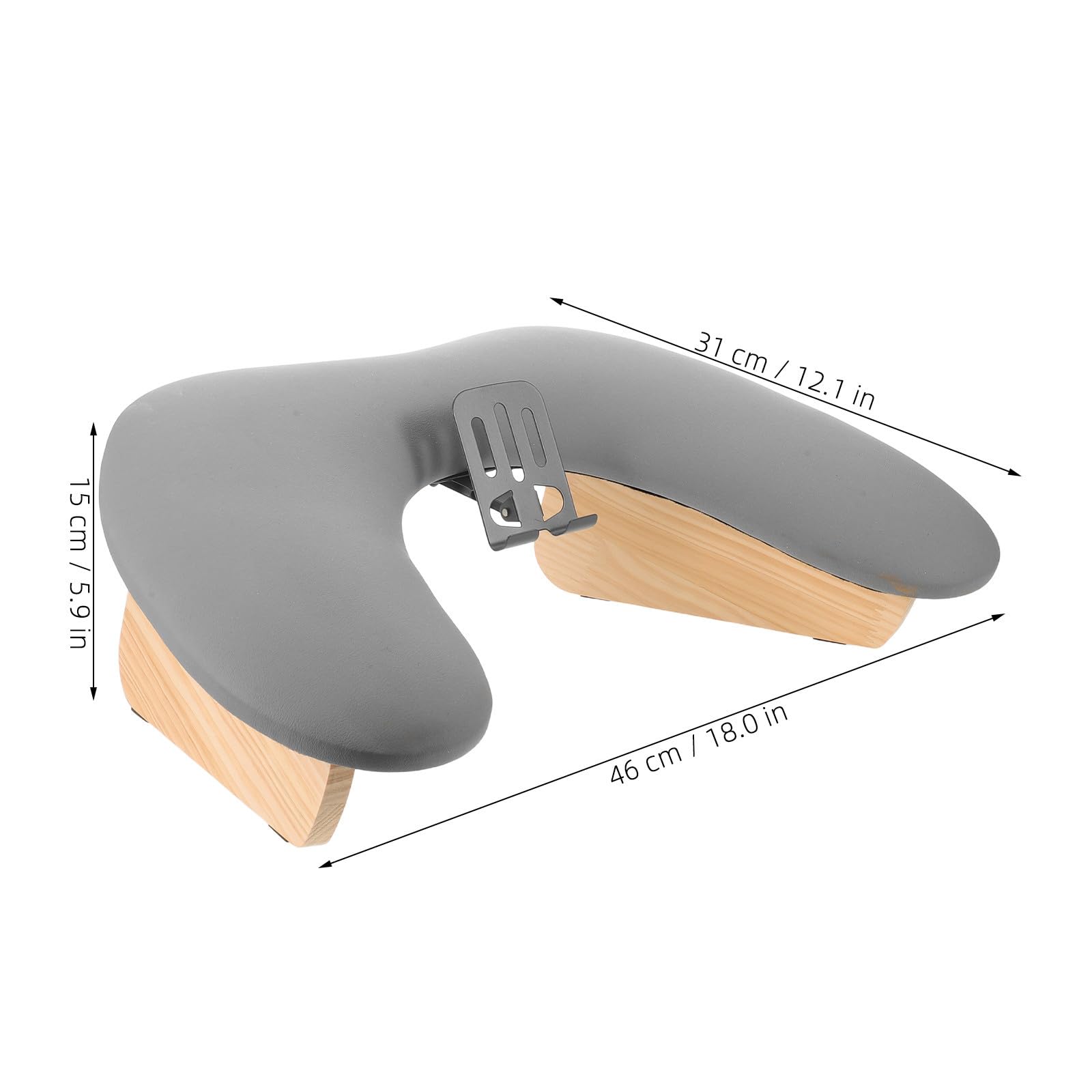 PU Leder Maniküre Handauflage und Drehbarem Handyhalter