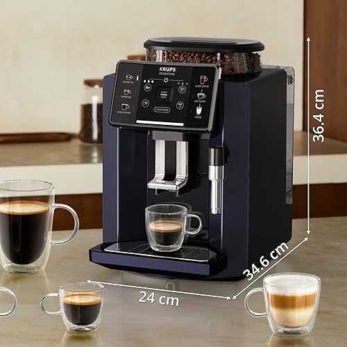 Krups Sensation EA910B Machine à espresso automatique 1 7 avec broyeur intégré - vue 6