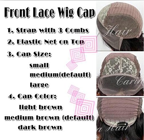 Honey Blonde Human Hair Wigs 150% Denisty Ombre Lace Front Wig Brizilian Human Hair Wigs with Natural Hairline (18 inch, Full Lace Wig)