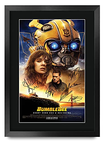 Affiche Transformers Bumblebee A3 le cadeau idéal avec photo autographe signée pour fan de ciné