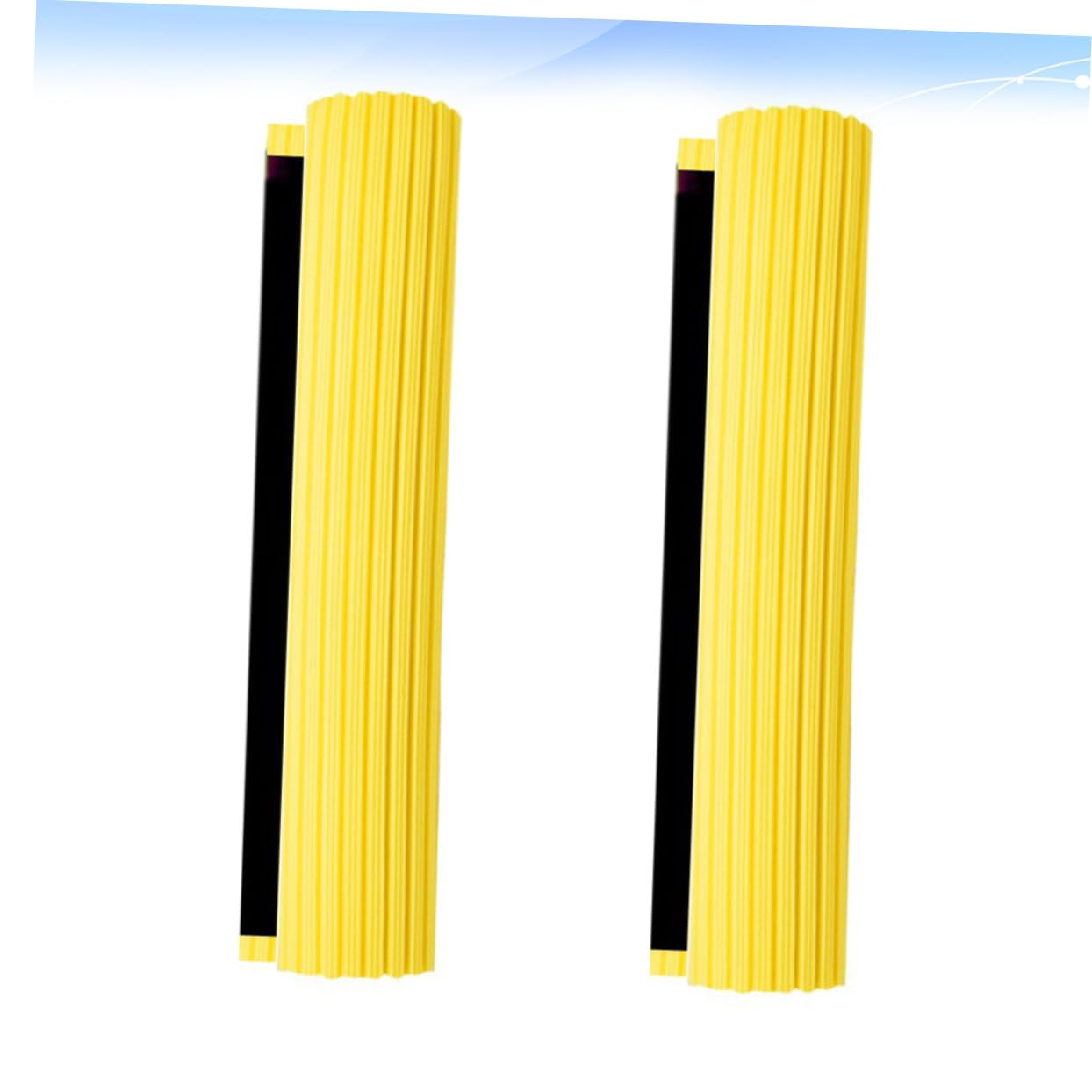 Toyvian Testine di Ricambio per Scopa a Rullo 33cm, 2 Pezzi in Spugna PVA | Gialle, Uso a Secco e Bagnato, Adatte per Pulizia Casa, Giardino, Vasca e Finestra