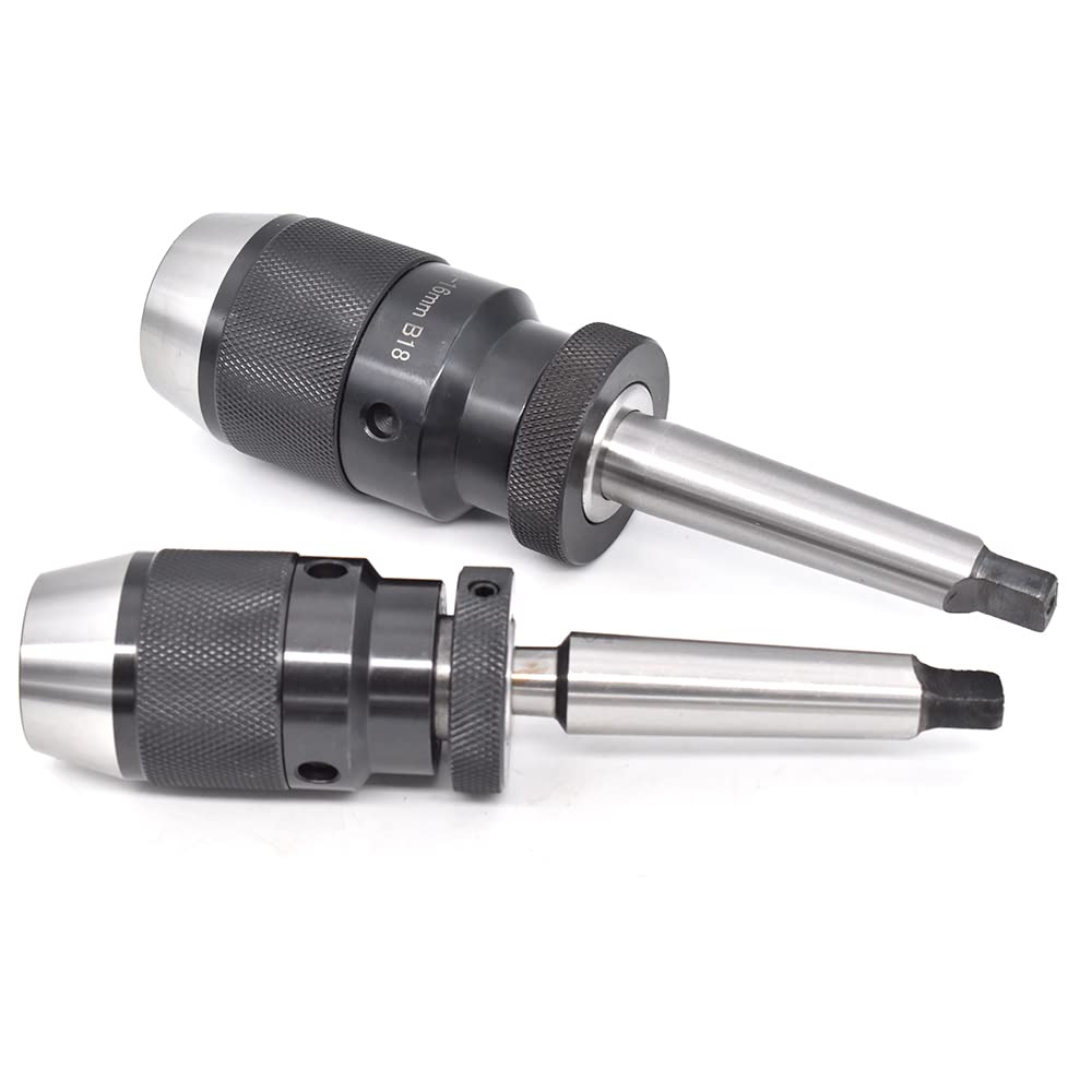 1 juego de portabrocas autoajustable MORSE MT2 MT3 JT6 de 1 a 13 mm y 1 a 16 mm for máquina perforadora, portabrocas cónico(MT3 JT6(1MM-13MM))