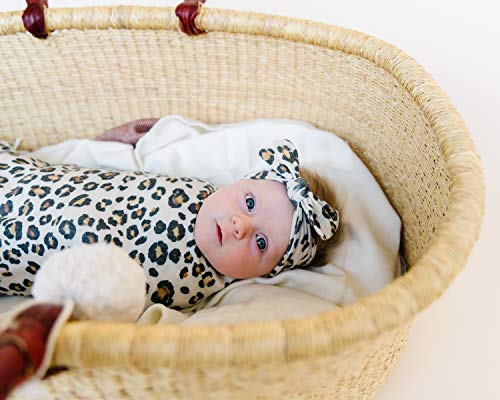 Image of Copper Pearl Swaddle Blankets for Newborns | Soft Stretchy Receiving Blankets for Boys and Girls | Large 46 x 46 Inch Baby Blankets | Lightweight and Breathable Swaddles | Zara