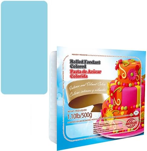 Vanilla Fondant 1.1 Lb (Baby Blue)