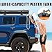 HXQWDQL Portable Solar Camping Shower 18L/20L/30L Pressurized Water Tank with Shower Head & Hose for Outdoor Hiking Beach RV Travel 18L
