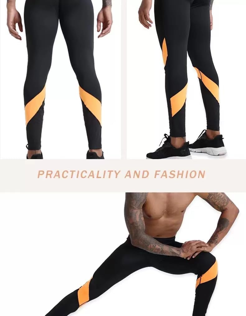 Men’S Compression Pants Long Leggings Stretch Quick Dry Athletic Tights,Men Workout Running Sports Base Layer