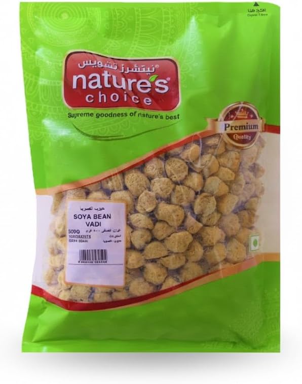 Natures Choice Beans Soya Bean Vadi - 500 gm (Beige)