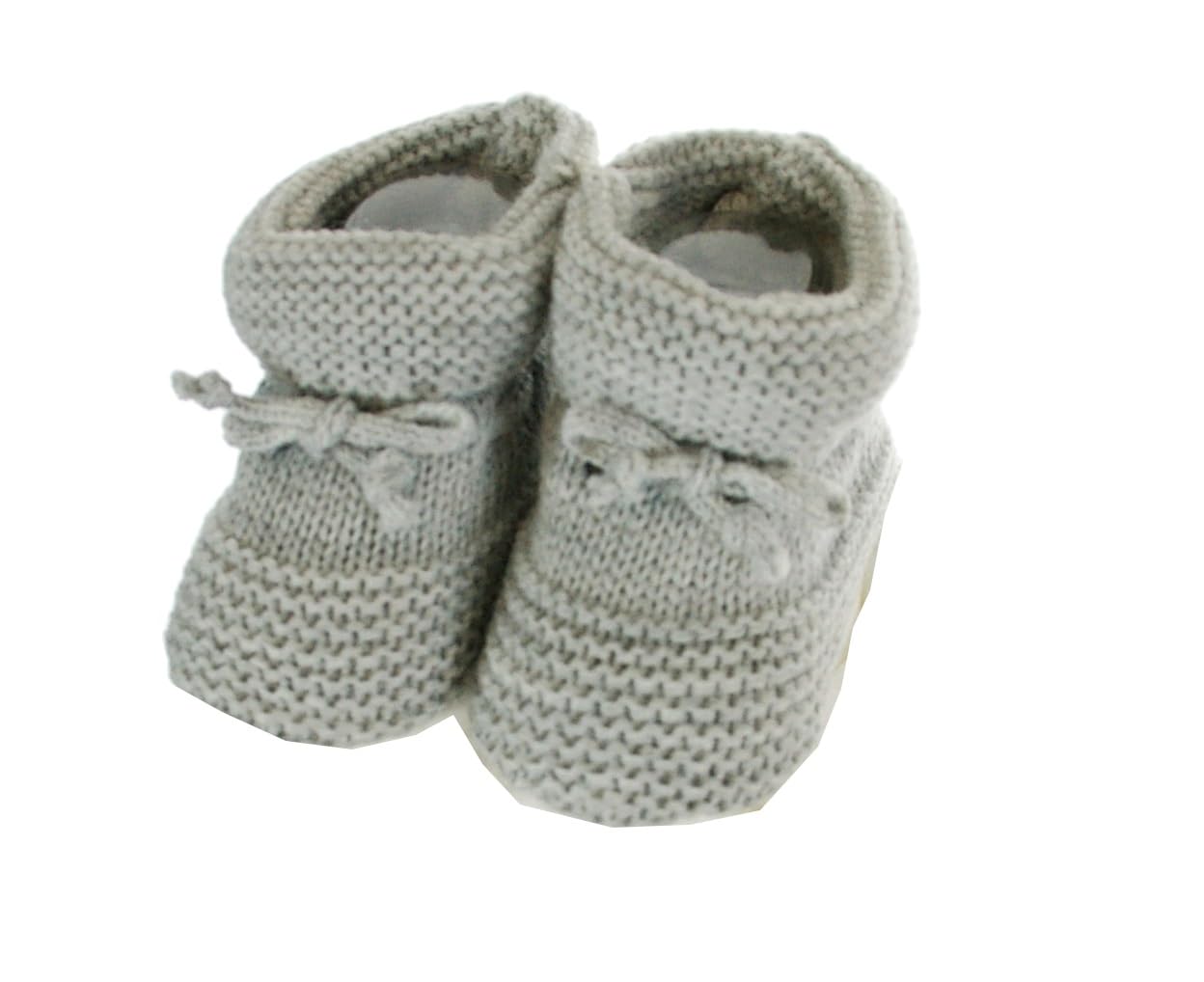 Große Windeltorte mit Babybooties grün neutral / 59-teilig / 3-stöckig