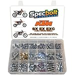 250pc-Specbolt-Brand-Bolt-Kit-for-Maintenance-Upkeep-of-Present-KTM-SX-EX-EXC-MX-Dirt-Bike-Fastener-This-Includes-2-Strokes-50-60-65-85-105-125-250-300-550-4-Strokes-250-350-400-450-500-520-525