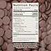 Merckens Milk Melting Chocolate - 1 Pound of Premium Quality Milk Candy Melts to make Dubai Chocolate Bar, Cake Pops, Cocoa Bombs, & Homemade Desserts