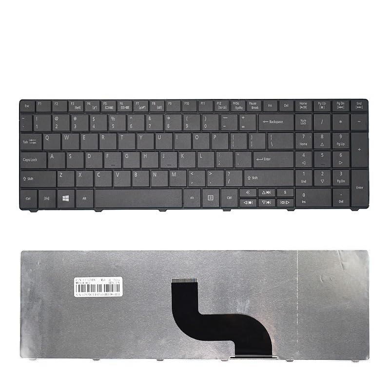 Clavier Acer Aspire E1-521 E1-571 de rechange avec touches silencieuses et disposition US