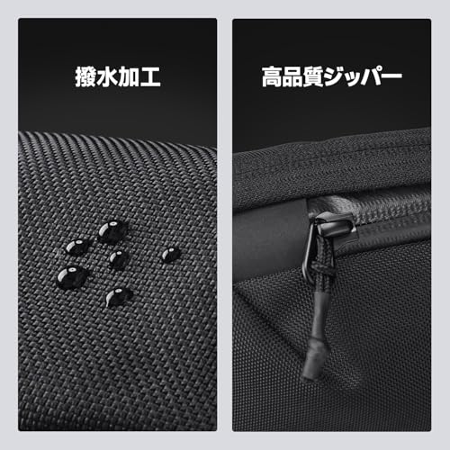 [MARK RYDEN] ショルダーバッグ メンズ 小さめ ミニ ガジェットポーチ 撥水加工 軽量 斜めがけ ワンショルダーバッグ オーガナイザー 多機能 バックインバック トラベルポーチ 旅行 出張 お出かけ