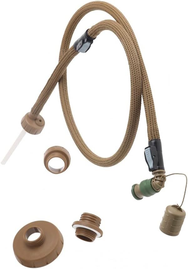 Source Tactical SNEP Convertube Water Bottle Adapter Kit, Plastic, Coyote